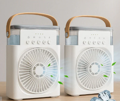 A PACK OF TWO FANS OF MINI AIR COOLER
